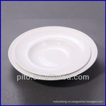 P &amp; T de porcelana fábrica de pasta de placas, platos profundos, placas de cerámica